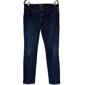 {Lucky Brand} "Charlie Skinny" Mid Rise Stretch Denim Jeans
